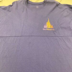 NWOT Walt Disney World 50th Anniversary Glitter Castle Spirit Jersey - Large